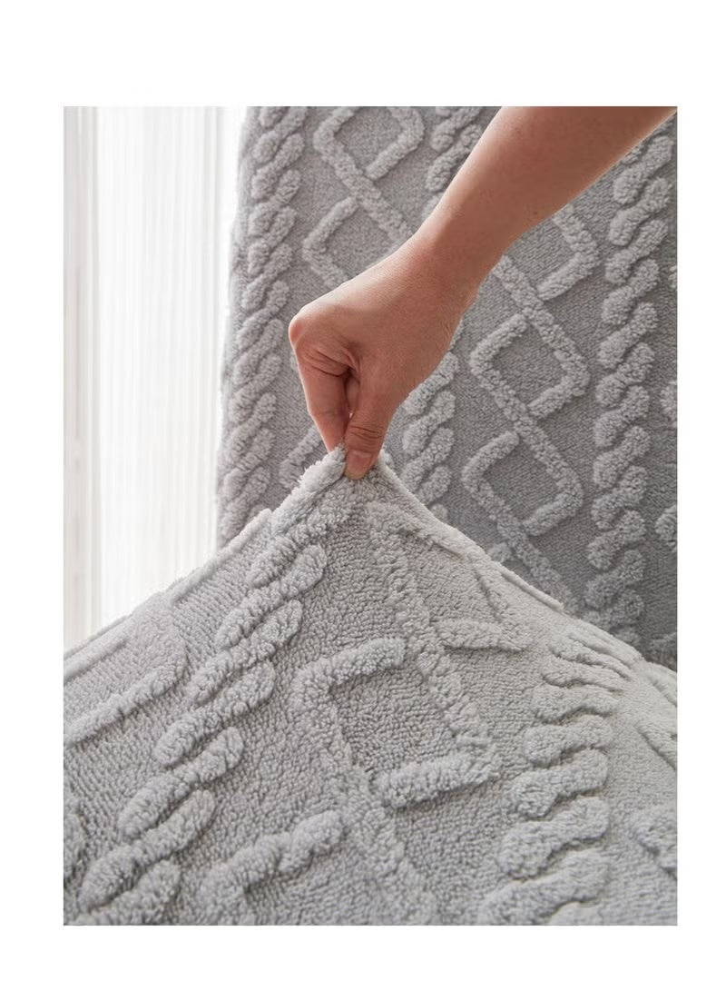 Jacquard dining chair covers - set of 6 chairs - Image 3